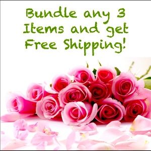 Bundle 3 items or more and get Free Shipping!!